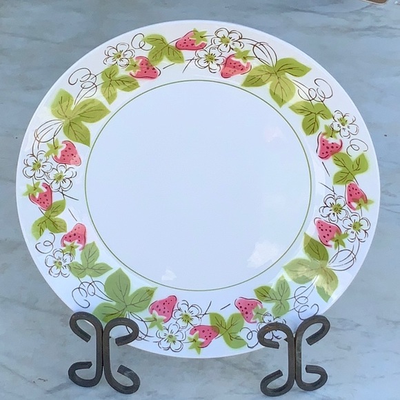 MIKASA FOCUS-SHAPE CARLSBERRY MID CENTURY VINTAGE 12 IN PLATTER PINK GREEN JAPAN - Picture 5 of 7